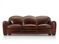 3 Sitzer Sofas Echtleder Braun 210x90x80 cm Chesterfield Vintage Klassisch Design